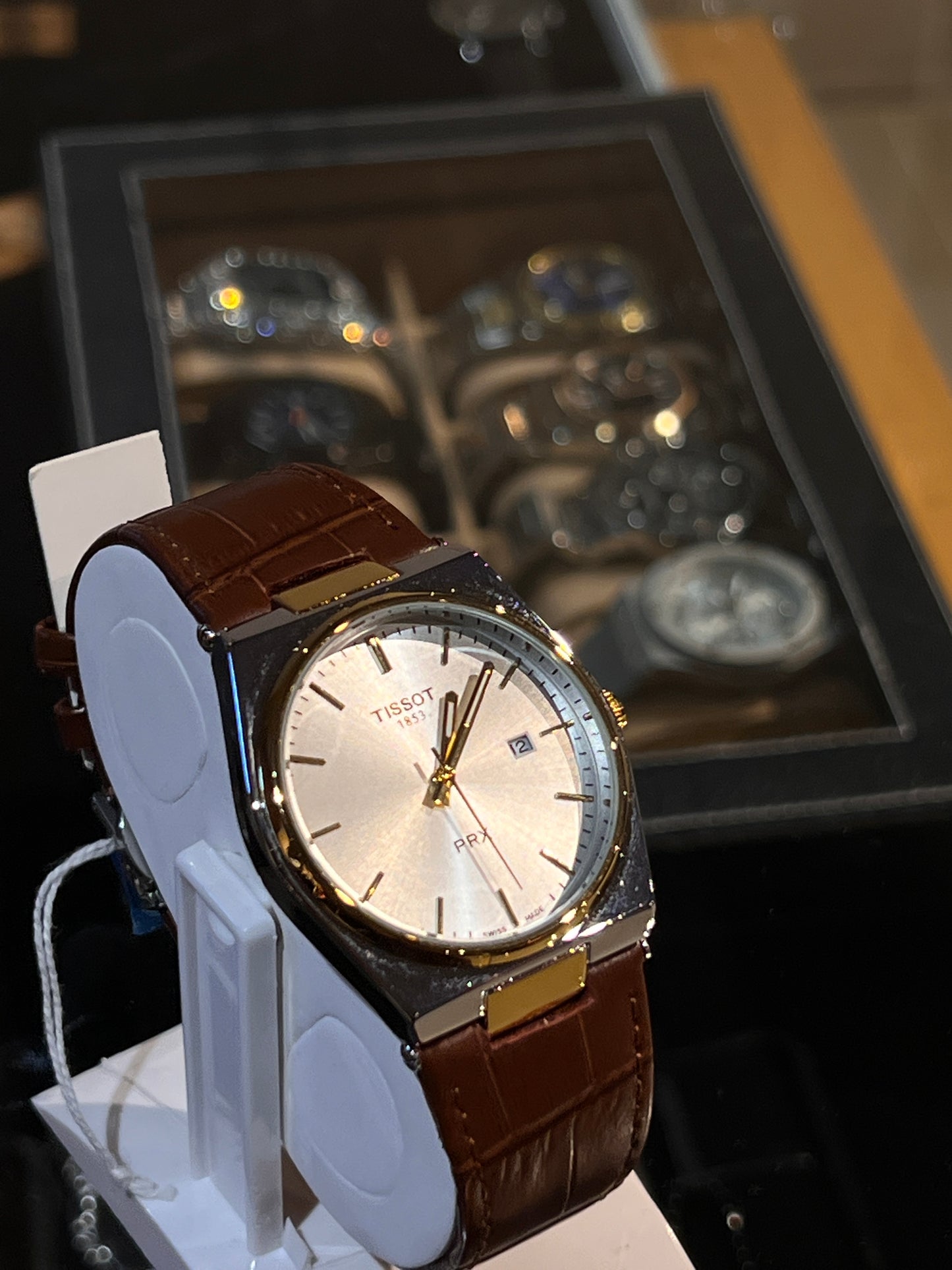 TISSOT PRX LEATHER