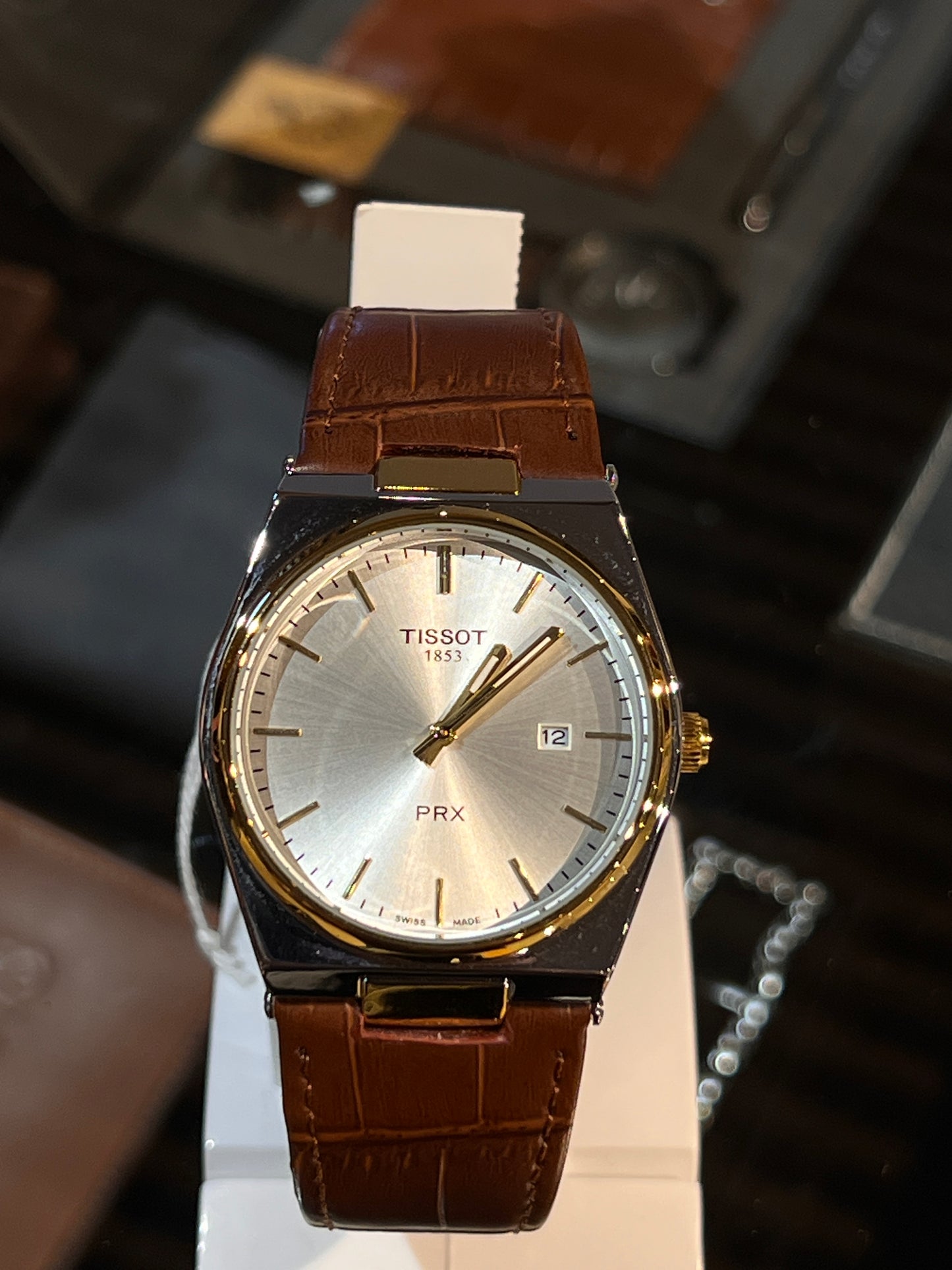 TISSOT PRX LEATHER