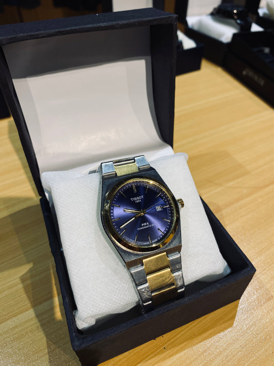TISSOT PRX 1853 (GOLD BLUE DIAL)
